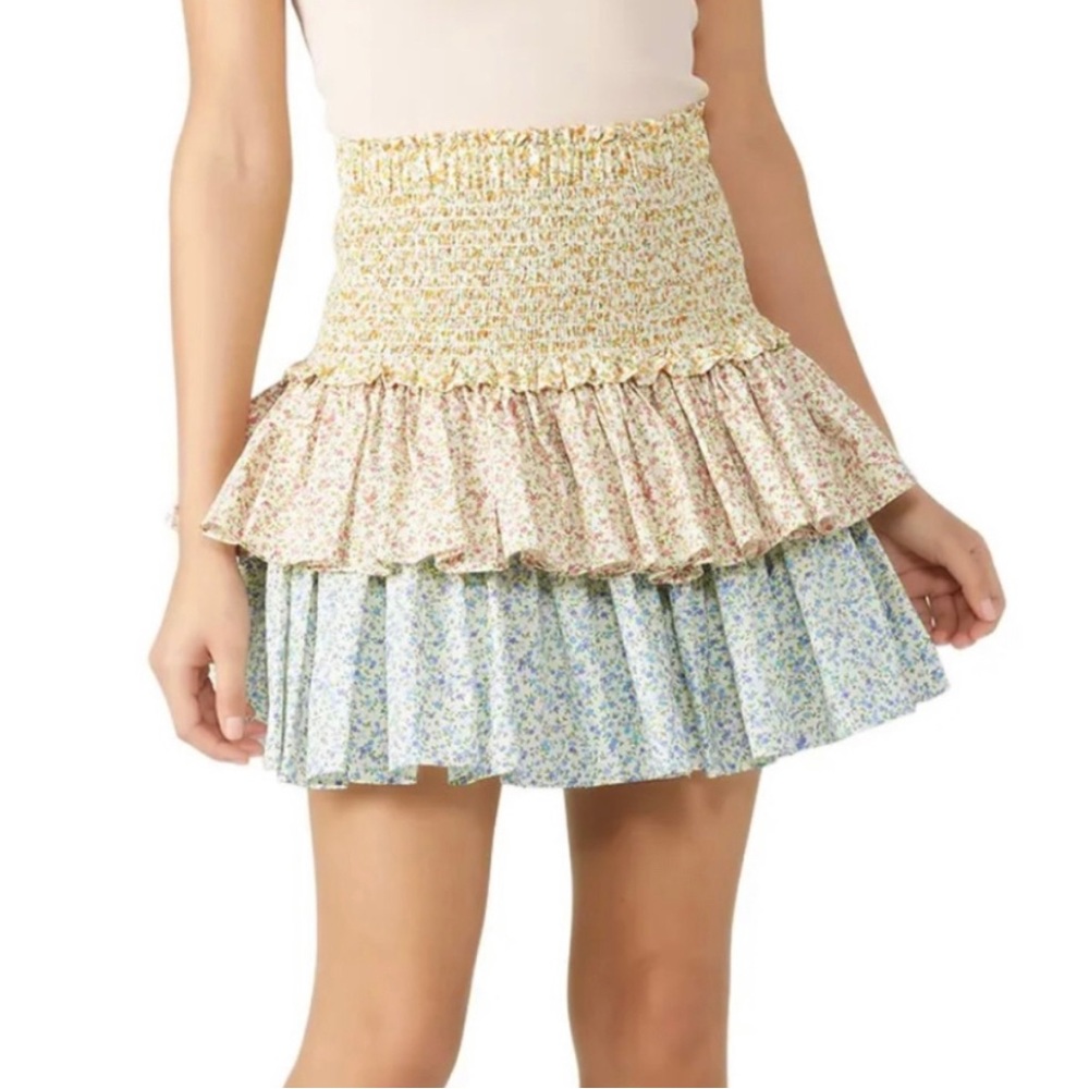 Petersyn Asia tiered skirt